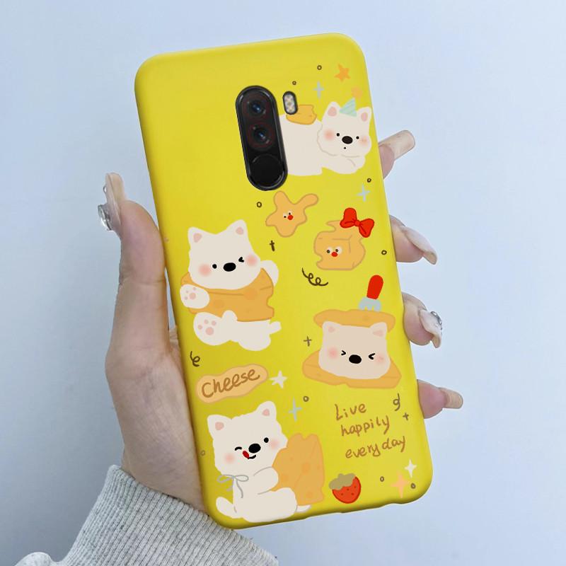 For Pocophone F1 Case Cute Cartoon Panda TPU Soft Silicone Phone Case For Xiaomi Pocophone F1 Back Cover PocoF1 Poco F 1 Fundas