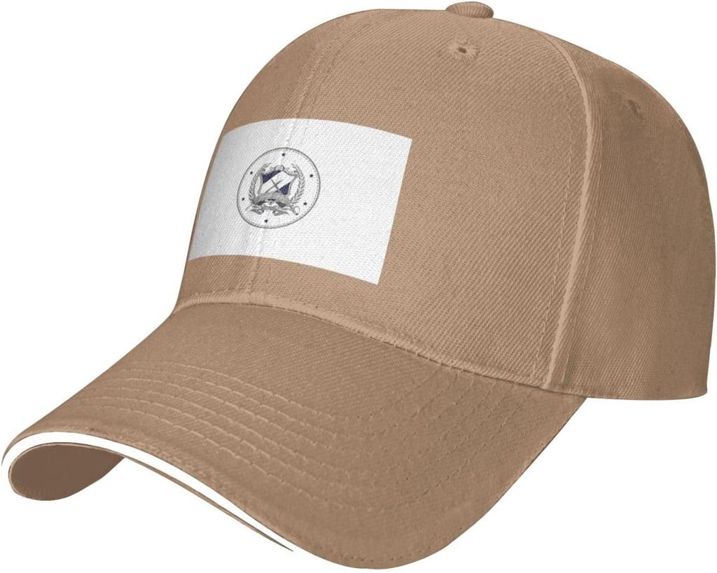 San Salvador Flag Emblem Baseball Cap Polyester Casual Sun Protection Adjustable Hat For Women Unisex
