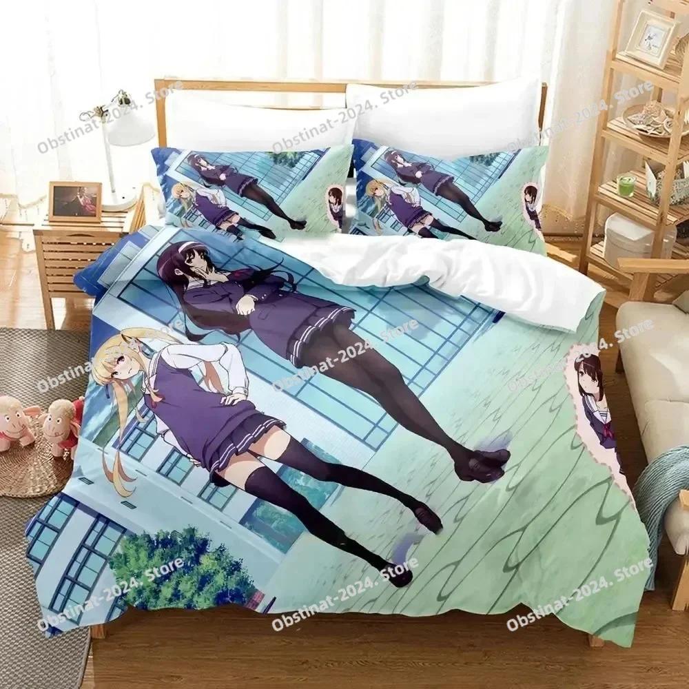 Anime Saekano How To Raise a Boring Girlfriend Bedding Set Duvet Cover Full Queen King Size Pillowcase Bed Printed Single Twin