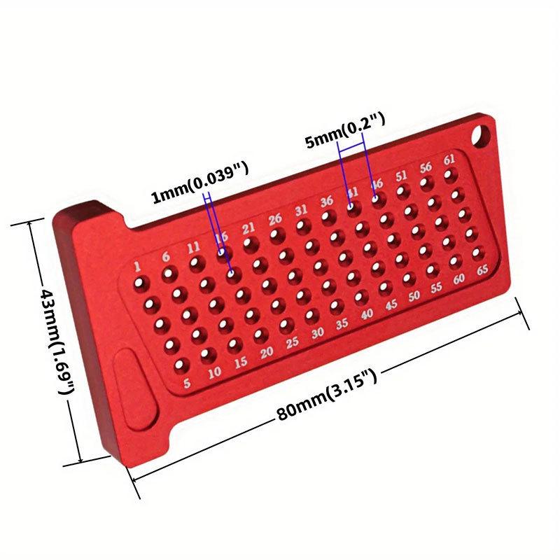 

Алюминиевый сплав T-образная разметочная линейка для деревообработки с метрической/имперской разметкой