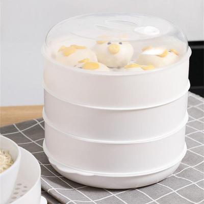 Lid Steamed Dumpling Rice Cookware Microwave Special Cooking Container Plastic Steamer Oven Steamer