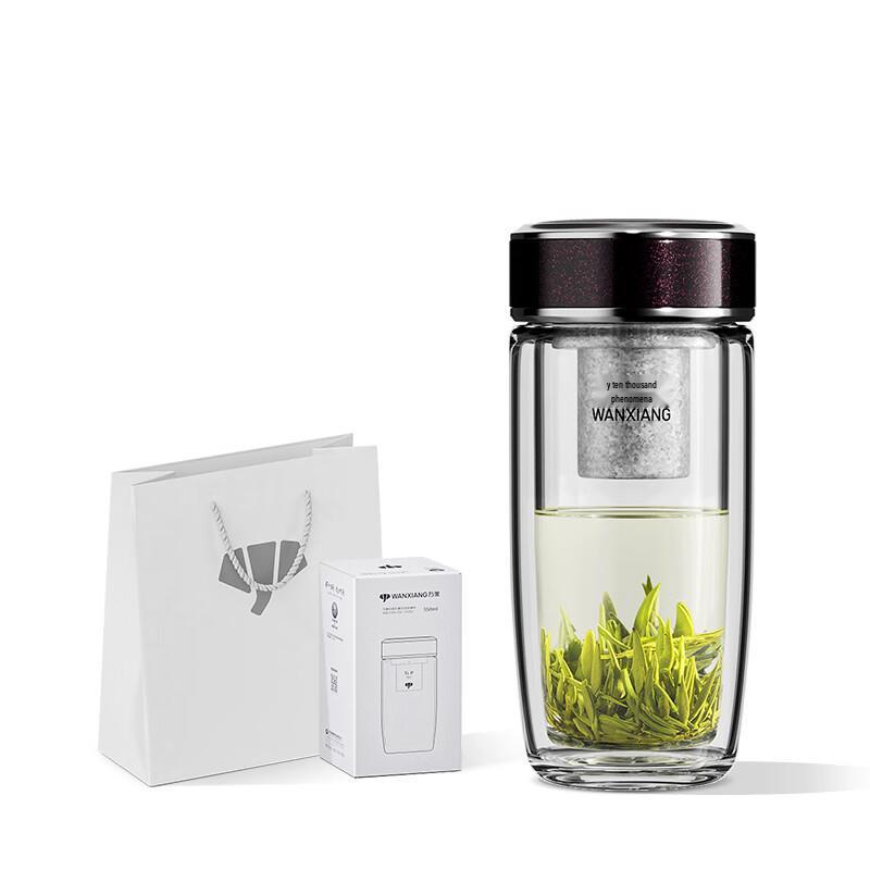 Vientiane Antibacterial Double-Layer Borosilicate Glass Tea Cup