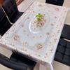 Waterproof Oilproof Tablecloth 0.9x1.5m Holiday Table Cover for Birthday Party Picnic Kitchen Outdoor Dining Decoration
