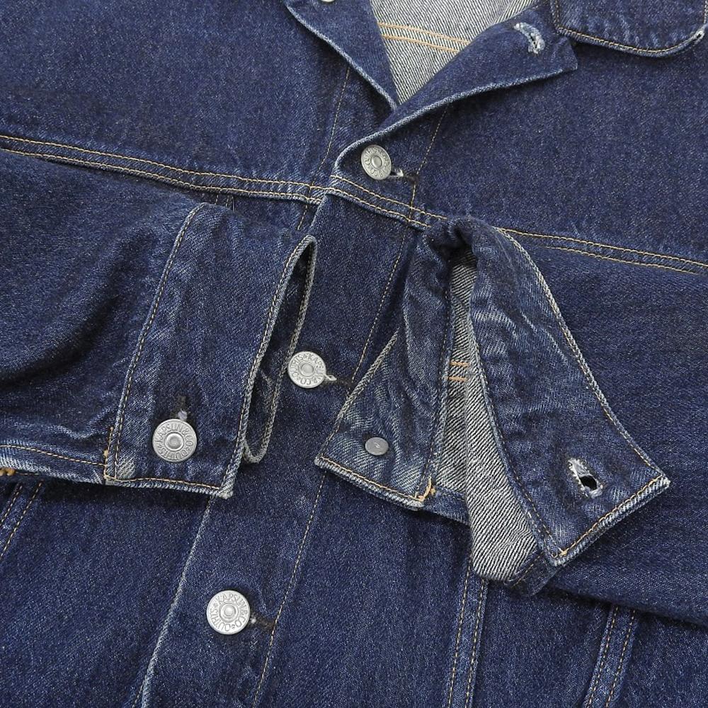 KAPTAIN SUNSHINE 13.5oz Selvedge Denim 2-Piece Trucker Jacket, Men's, Indigo, Size 38, KS22SJK09 Jacket 38 IndigoUsed