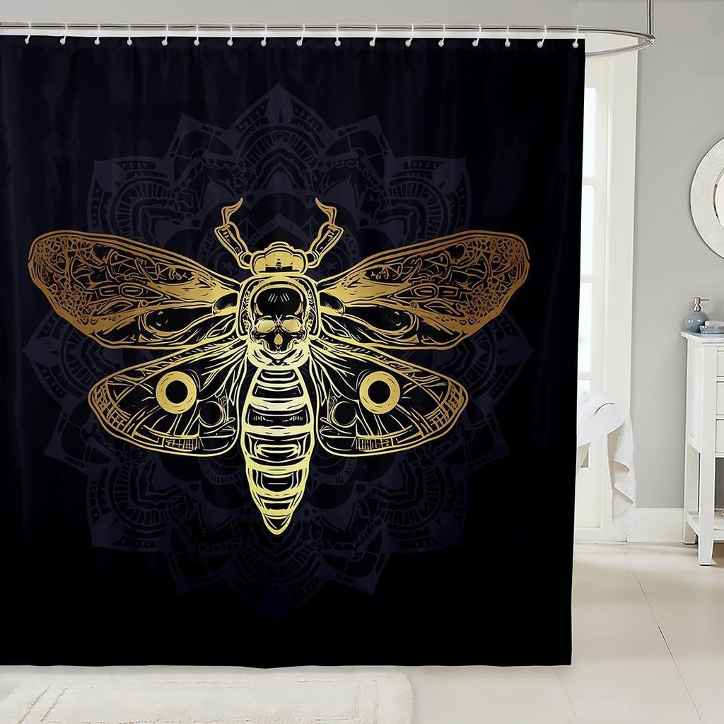 Kids Cute Sushi Shower Curtain Boys & Girls Japanese Style Kawaii Decor Bathroom Curtain - Pink Heart Cartoon Waterproof Fabric