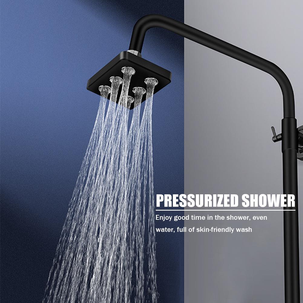 High Pressure Showerhead Water Saving Pressurized Shower Head Shower System Replacement Parts Bathroom Accessories