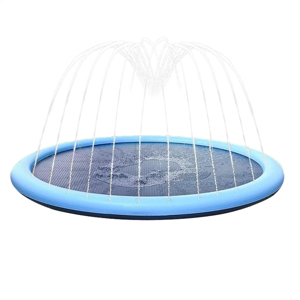 Gogs Sprinkler Spielmatte Kinder Wasser Sprinkler Pad Wiederverwendbar Rutschfest Outdoor Sprinkler Pad Wasserspielzeug für Welpen Katzen