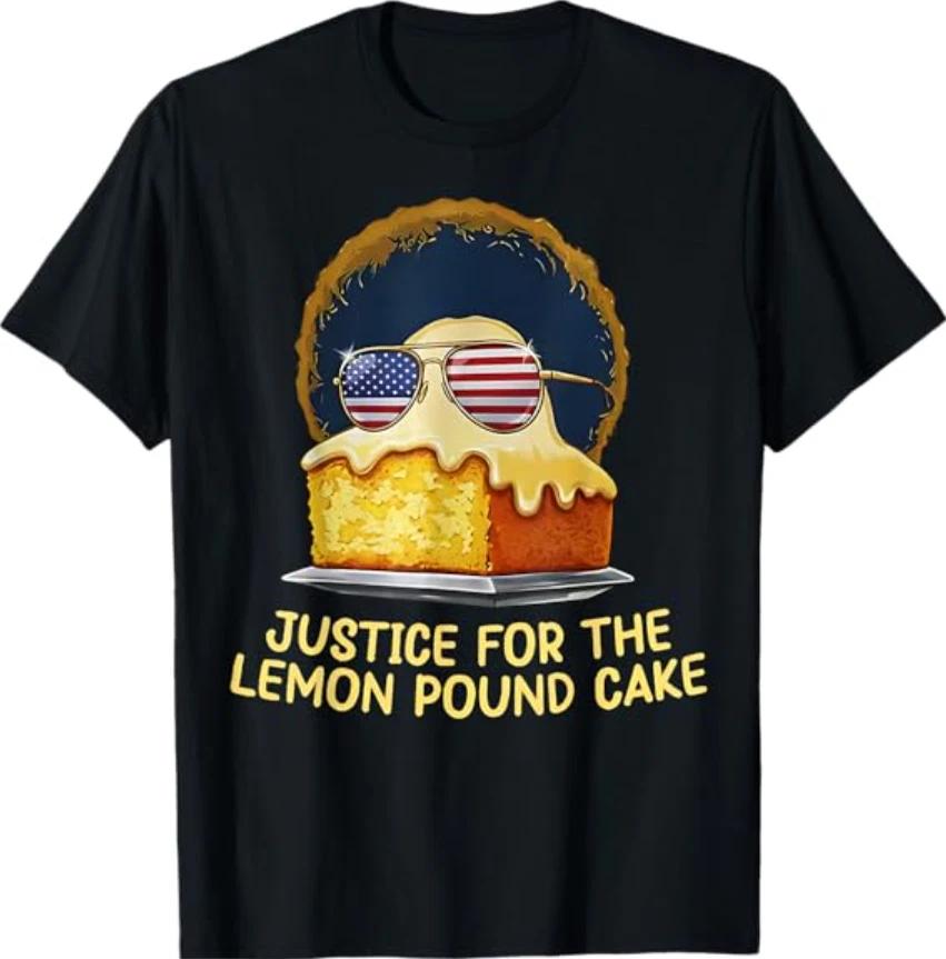 Justice for Lemon Pound Cake Funny Viral Meme T-Shirt M