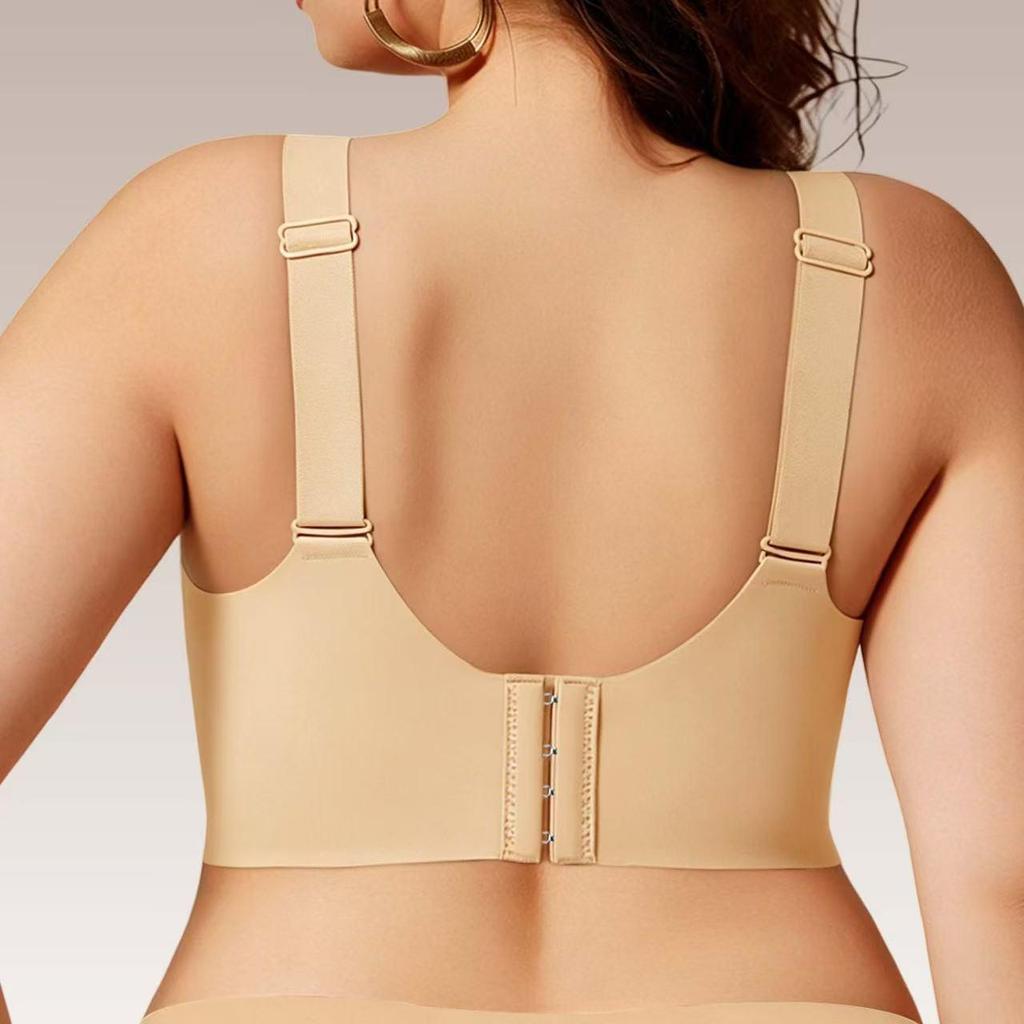 Wireless Soft Support Seamless Bra for Plus Size Women – Comfortable Fit for Large Busts