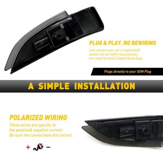 Dynamic Mirror Turn Light Signal 81740-52050 For Toyota Corolla E170 2014-2017