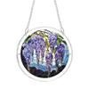 20cm 2D Acrylic Puzzle Garden Sun Catcher Hanging Ornament Spring Themed Bird Design Decorative Window Hanging Art Piece