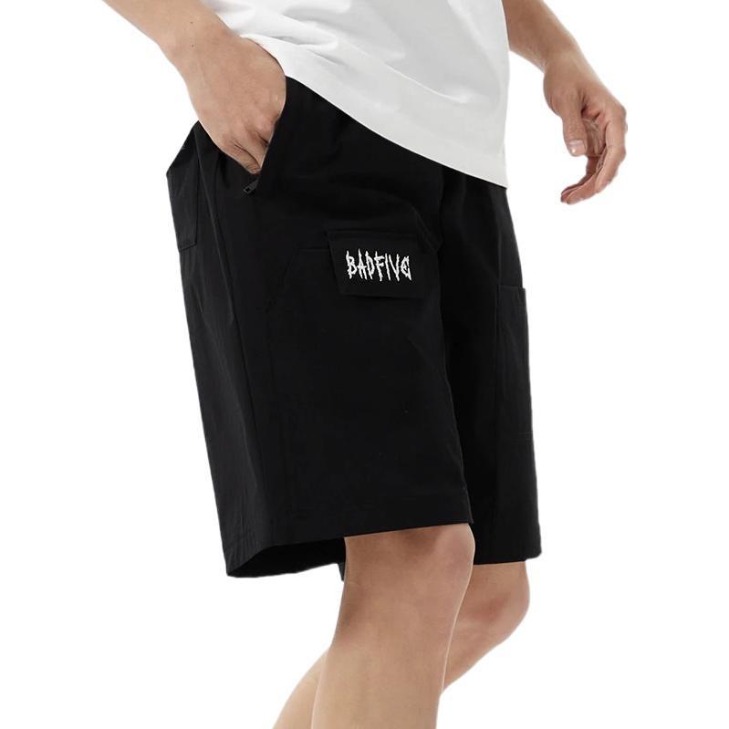 Li-Ning BadFive Graphic Shorts 'Black' Men's AKSS377-2