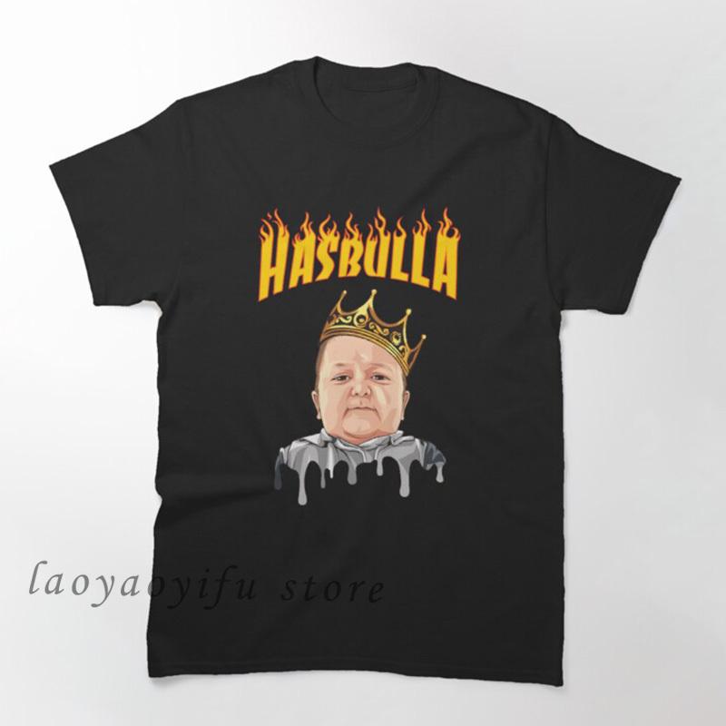 Classic Hasbulla Fighting Meme TShirt Mini Khabib Blogger Top Funny Graphic T Shirts Unisex Polyester Tee Kawaii Clothing Custom