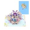 3D Butterfly and Flower Card for Birthdays Handmade Greeting Card with Envelope Elegant Anniversary Celebration Card