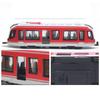 4Pcs Car Toys, Bus Train Model Toys, Car Toys, Inertia Car, Door Opening, Bus Toys, Education Toys, Desktop Decoration for Children 4-6 Years Old
