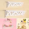 Vintage Carved Hollow Wood Wall Hanging Rack Shelf Shelves Holder Storage Home Decor