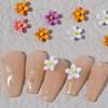 5 Sets of Nail Metal Small Flower Nails Frosted Hyuna Three-dimensional Color Flower Nail Art Accessories