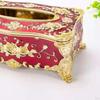 Creative European Square Rectangular Tissue Box Decorative Cover Bathroom Holder Car Office