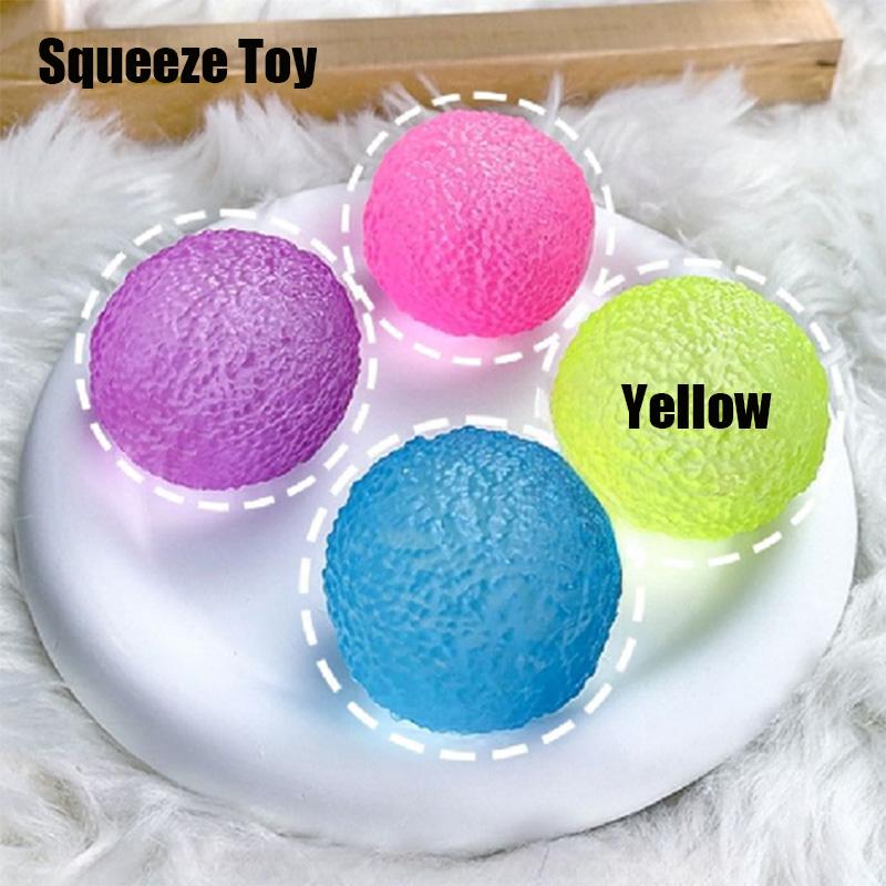 Multicolor IJsbal Maltose Squishy Speelgoed Sensorisch Fidget Speelgoed Transparant Anti Stress Langzaam Terugverend Decompressie Speelgoed Geel Blauw