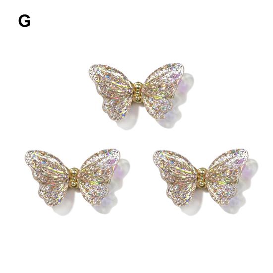 Stilvolle Nagel Ornamente Umweltfreundliche Charmante Glänzende Visuelle Wirkung