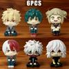 Hot My Hero Academia Figures: Izuku Midoriya Katsuki Bakugo Ochaco Uraraka Pvc Action Figures Desktop Ornaments Collectible Toys