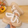 Cute Thick Bottom Fluffy Fur Casual Shoes Women 2025 Winter Chunky Platform Furry Ankle Boots Warm Plush Non Slip Snow Boots