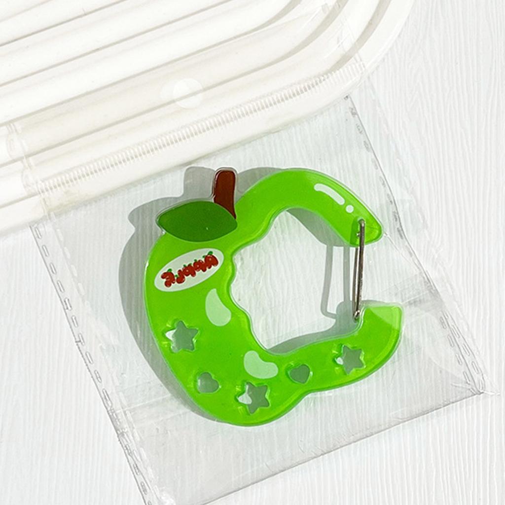 Stylová akrylová klíčenka s karabinou a roztomilým dutým designem, přívěsek na klíče pro tašky, klíče, batohy