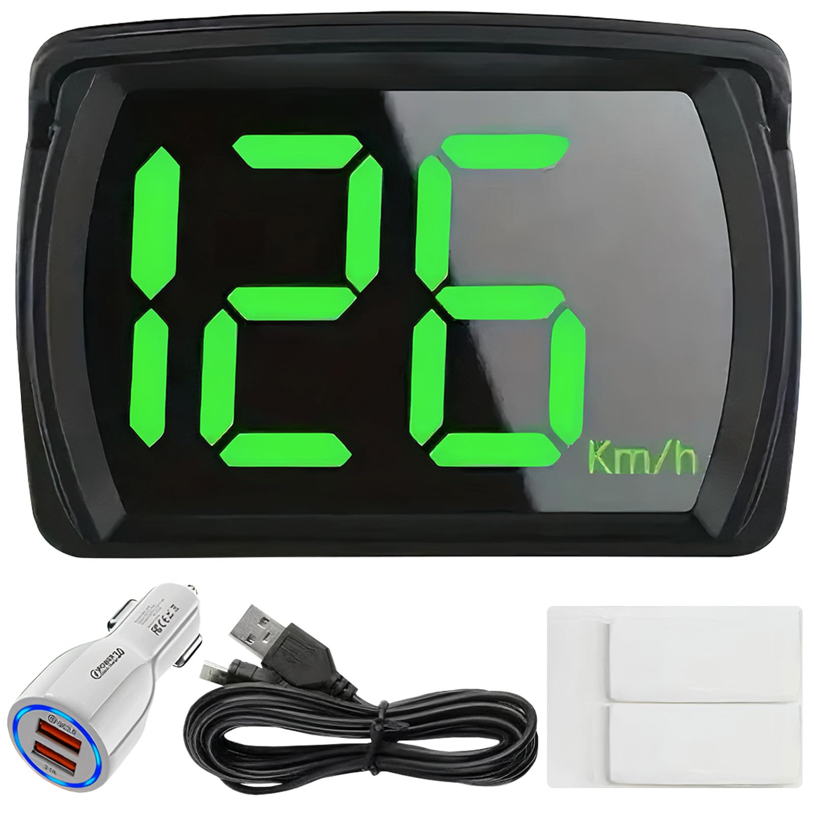 

TOBEYA Head Up Display, GPS Спідометр, GPS Спідометр, Дисплей Швидкості, Додатковий Прилад, Сумісний з Усіма Автомобілями