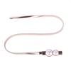 Women Summer Belt Metal Elastic Waist Chain Faux Pearl Decor Elegant Round Metal Waist Belt Garment Accessories