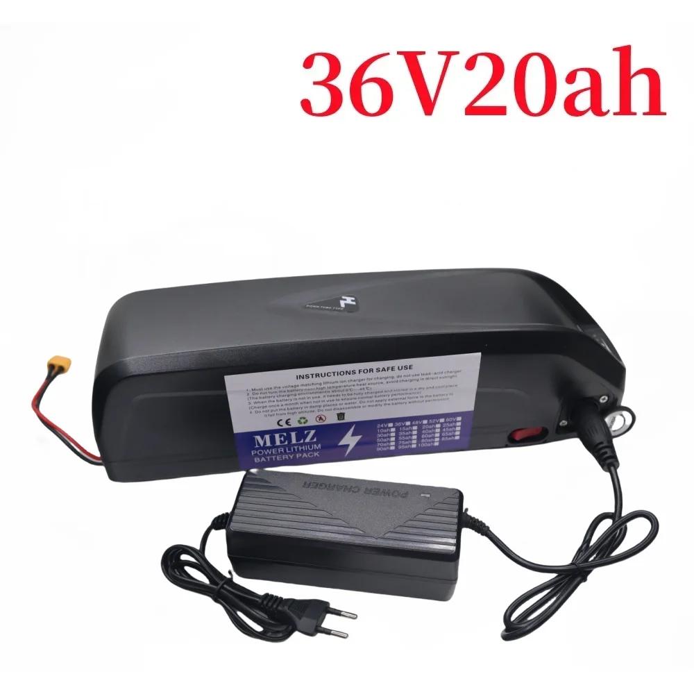 Akumulator litowo-jonowy do telefonu komórkowego Hailong USB, odpowiedni do Hailong 250W-1000W, 48V20Ah, wbudowany BMS + ładowarka 54,6V2A