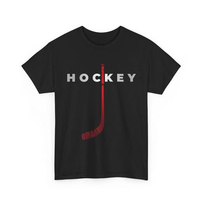 Eishockey Schläger T-Shirt, Eishockey Spieler Wintersport Liebhaber Damen Herren Shirt