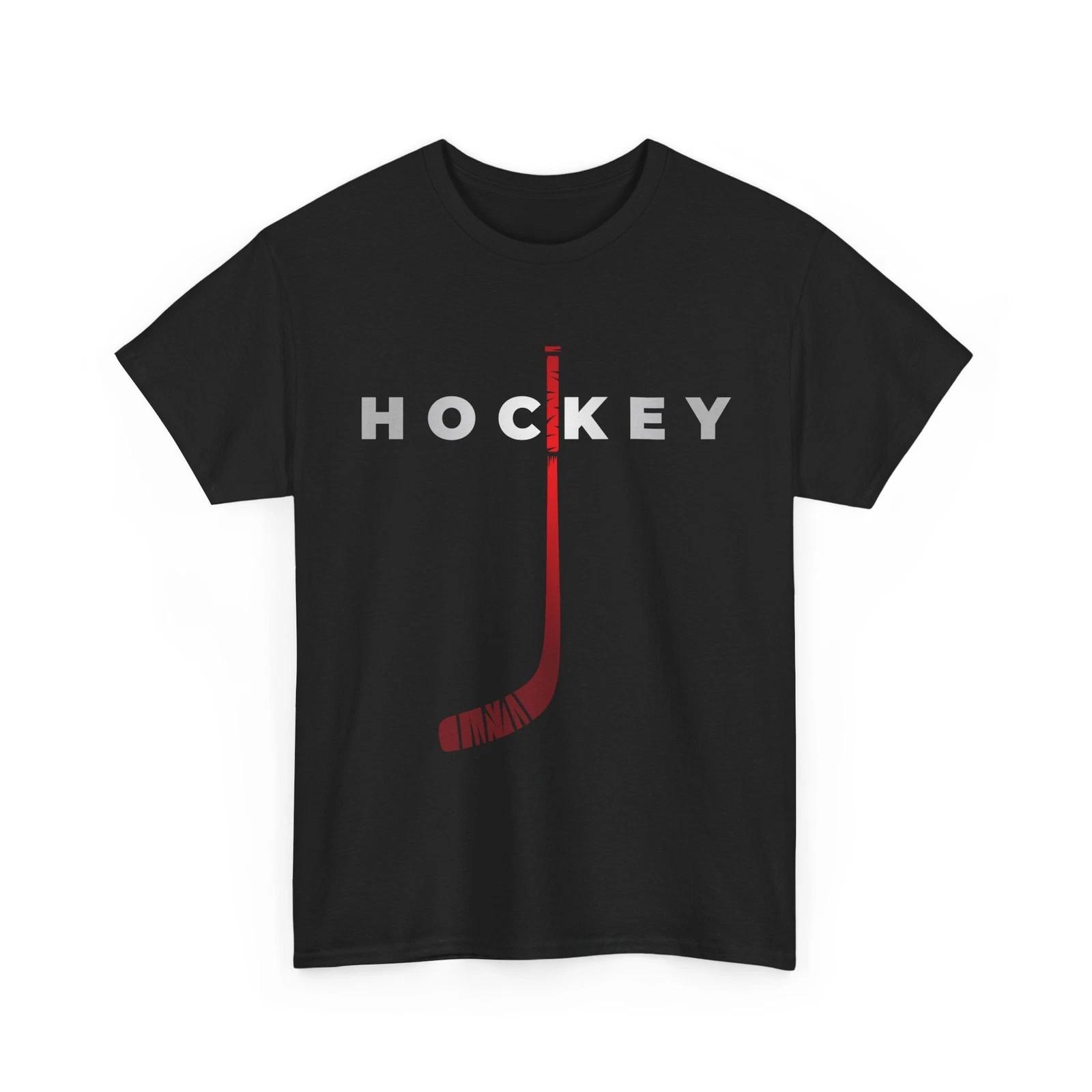 Hockey Stick Shirt, Ice Hockey Player Winter Sports Lovers Women Men Shirt XL