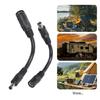 2Pcs Short Solar Power Cord Set DC5.5x2.1mm to DC8.0x2.0mm ConnectorsCable For Energy Storage Conversion Systems
