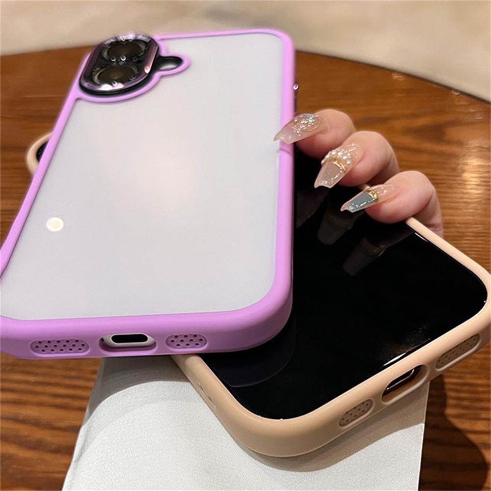 Luxury Transparent Full Metal Camera Lens Protection Phone Case For iPhone 16 Pro Max Plus Clear Hard Soft Shockproof Back Cover