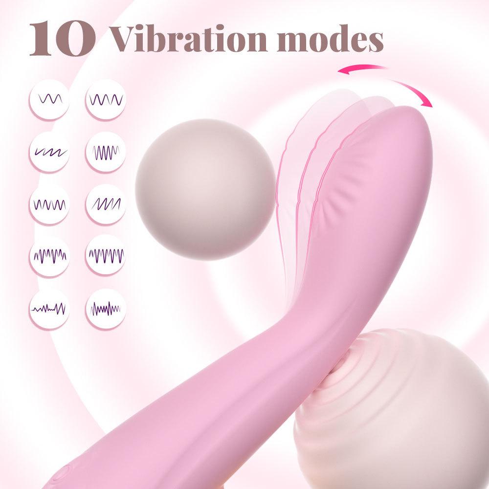 Finger Vibrator Sexspielzeug für Erwachsene - G-Punkt Vibrator Klitoris Stimulator Spielzeug mit 10 Leistungsstarken Vibrationsmodi Verstellbarer Brustwarzenmassagegerät Weibliches Sexspielzeug