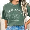 Vermont Shirt, Maple Leaf T-shirt, Comfort Colors Unisex Tee