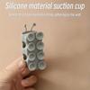 1PCS Caterpillar Shower Suction Cup Silicone Punch-free Universal Bracket Bathroom Shower Head Strong Adsorption Fixer Base