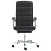 VidaXL Reclining Office Armchair Reclining Seat Computer Chair Adjustable Backrest and Footrest Office Furniture 349653