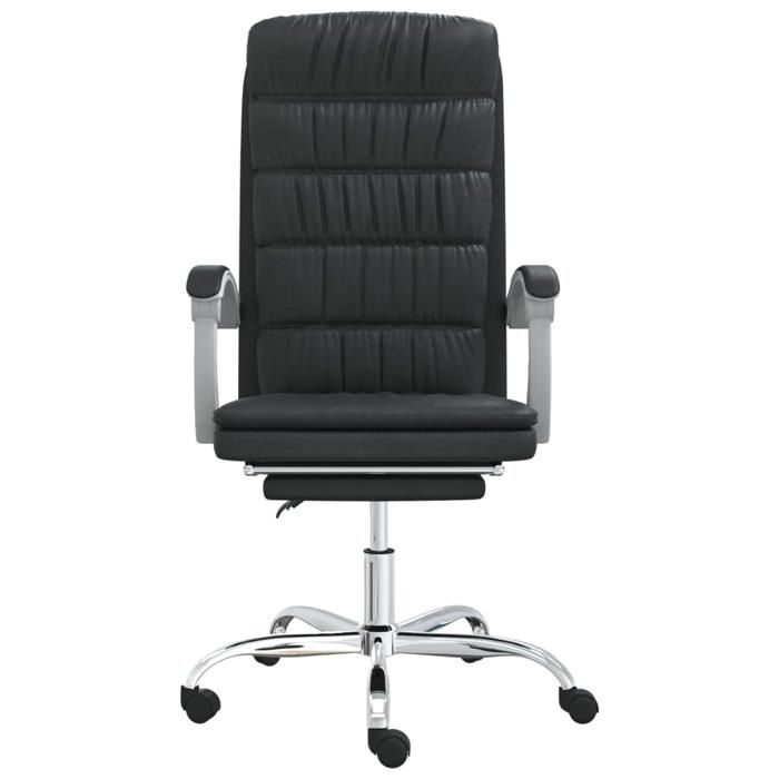 VidaXL Fauteuil Inclinable de Bureau Siège Inclinable Chaise d'Ordinateur Dossier et Repose-pied Réglables Meuble de Bureau 349653