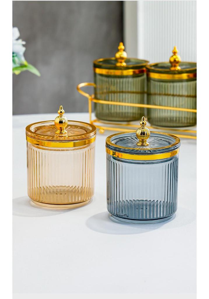Transparent Food-Grade Plastic Storage Jars for Grains, Snacks, and Dried Goods