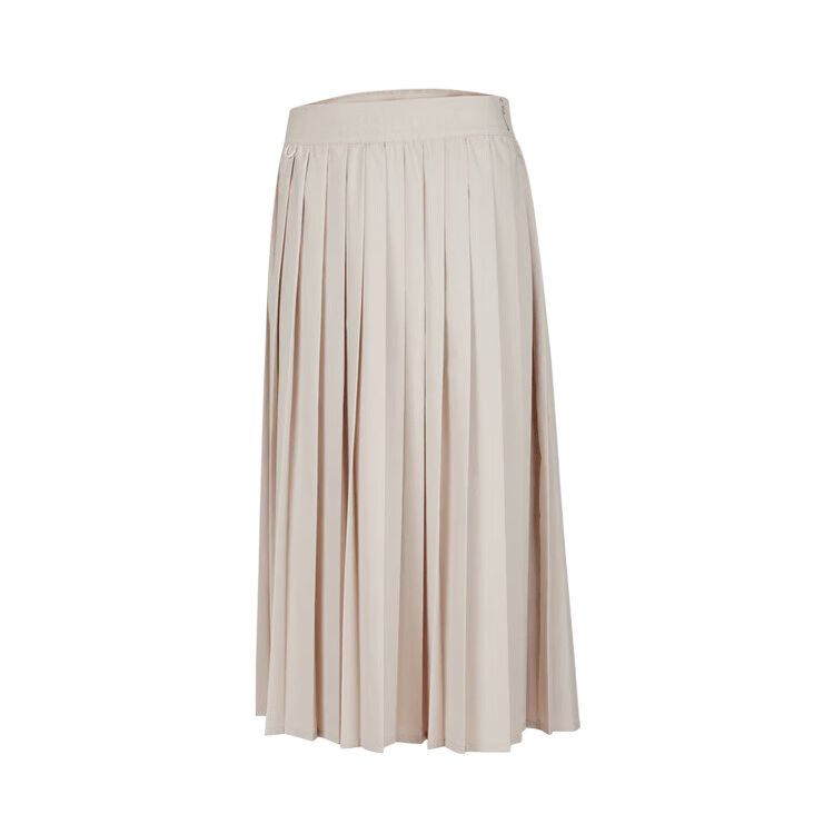

Nike Fashionable Minimalist Solid Color Comfortable Casual Long Skirt Women skirts Light-Khaki HQ8154-104 XL