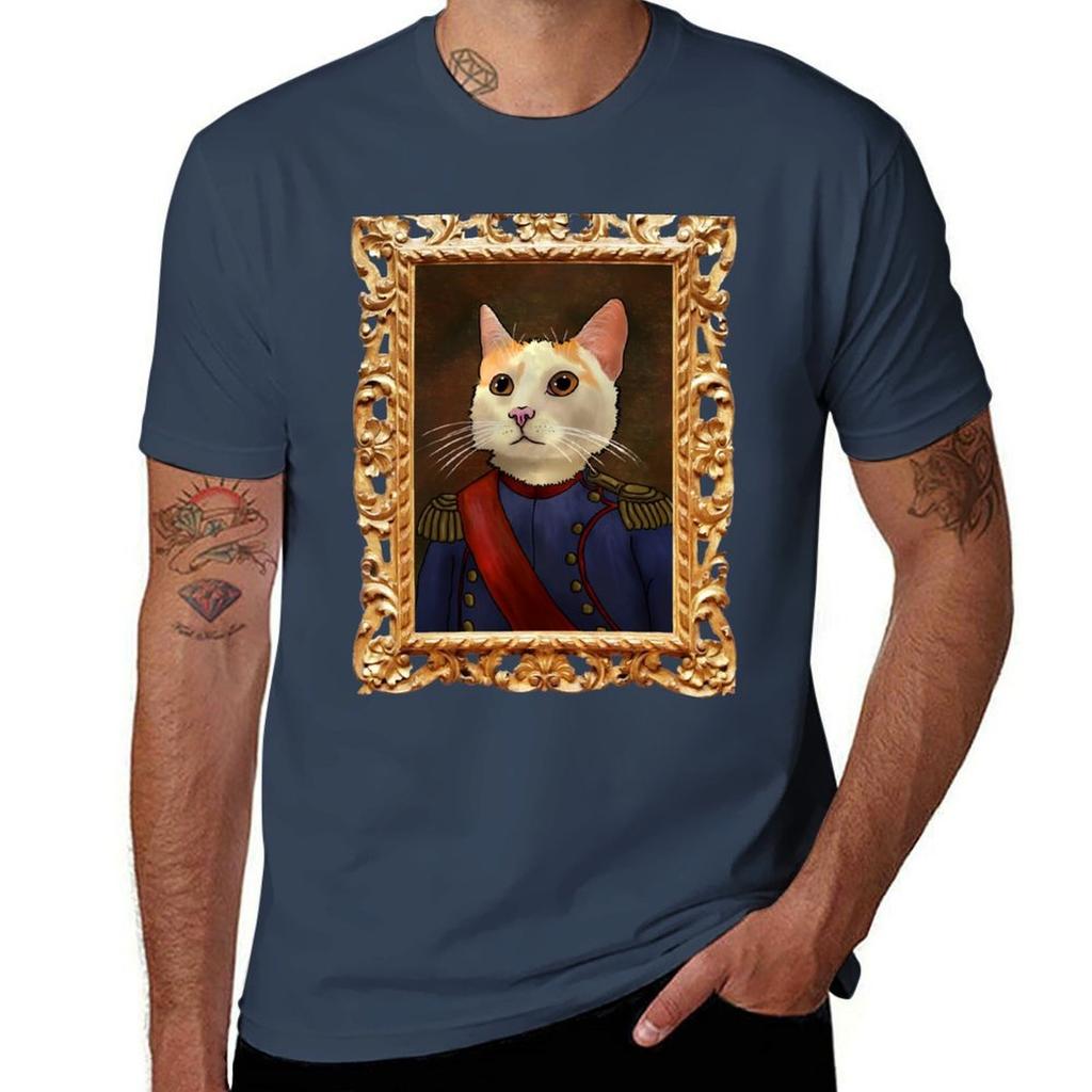 Napoleon Cat TShirt Basic Comfort Fit TShirt for Unisex
