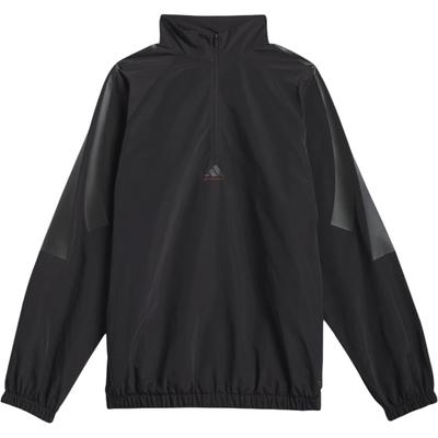 adidas Collezione 2025 Capitolo 01 Moda Basket Felpa Pullover Comoda Versatile Unisex Nera IW5636