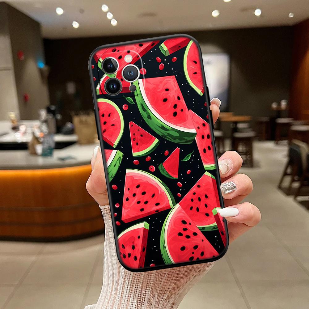 RA8 Cartoon-Frucht Wassermelone Handyhülle für Samsung Galaxy S20 S21 S22 Ultra FE + Plus A21S A22 A24 A25 A26 A30 A30S A31