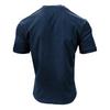 Men's V-neck Slim Fit Corduroy Casual Short Sleeve T-shirt, Solid Color
