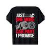 European Sizes Men'S T-Shirt with Mechanical Humor - Casual Crew Neck Tee Featuring The Print 'I Promise One More Auto Part', Bohemian Design