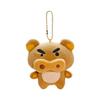 New Cute Bear Pig Plush Keychain Funny Expression Soft Toy Pendant Cartoon Doll Kawaii Decor Bag Xmas Cute Gift For Friends Kids