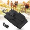 Outdoor Multi Functional   Waist Pouch Molle Belt for 4.5inch Mobile Phone Bag with Buckle(Black )