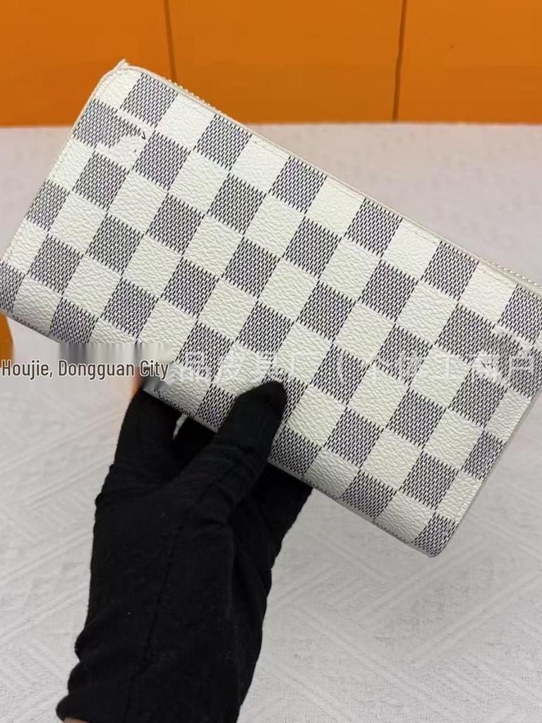 Unisex Langbörse & Kartenhalter - Einzelner Reißverschluss, Mehrere Kartenfächer, Ausweisfach, Modell 60017