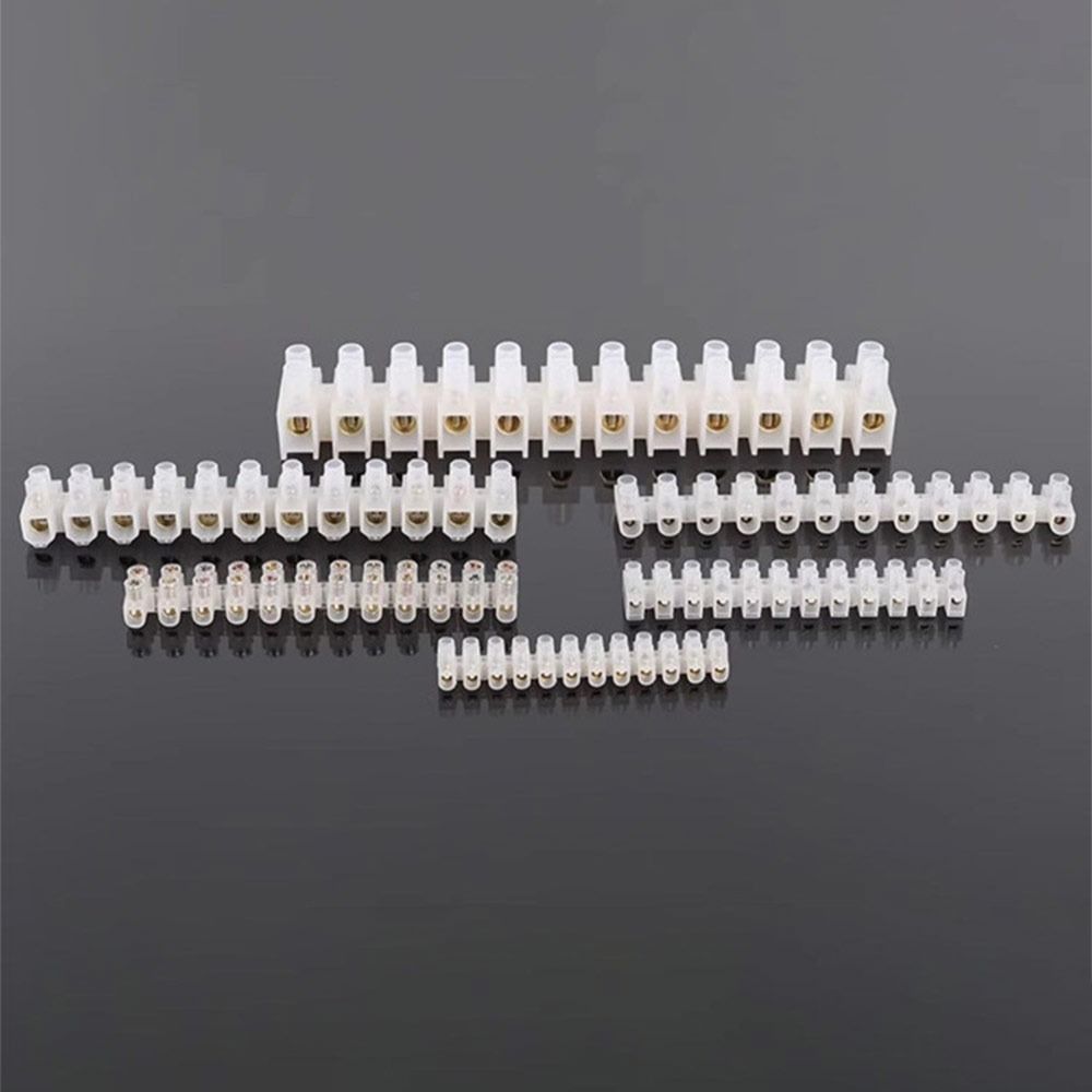 5Pcs Insulated Housing Wire Connector Block Screw Connection Screw Terminal Block  Electrical Wiring